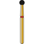 DIATECH Diamanten G801 - Packung 5 Stück rot fein (F), FG, Figur 001 Kugel, 2,3 mm, ISO 023 - 60031886