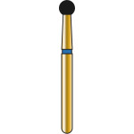 DIATECH Diamanten G801 - Packung 5 Stück blau mittel (M), FG, Figur 001 Kugel, 2,3 mm, ISO 023 - 60031889