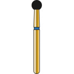 DIATECH Diamanten G801 - Packung 5 Stück blau mittel (M), FG, Figur 001 Kugel, 2,7 mm, ISO 027 - 60031892