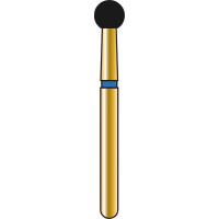 DIATECH Diamanten G801 - Packung 5 Stück blau mittel (M), FG, Figur 001 Kugel, 2,7 mm, ISO 027 - 60031892