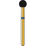 DIATECH Diamanten G801 - Packung 5 Stück blau mittel (M), FG, Figur 001 Kugel, 2,9 mm, ISO 029 - 60031896
