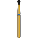 DIATECH Diamanten G802 - Packung 5 Stück blau mittel (M), FG, Figur 002 Rund Hals belegt, 2,3 mm, ISO 016 - 60031910