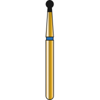 DIATECH Diamanten G802 - Packung 5 Stück blau mittel (M), FG, Figur 002 Rund Hals belegt, 2,3 mm, ISO 016 - 60031910