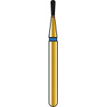 DIATECH Diamanten G830 - Packung 5 Stück blau mittel (M), FG, Figur 233 Birne, 2,7 mm, ISO 009 - 60031966