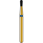 DIATECH Diamanten G830 - Packung 5 Stück blau mittel (M), FG, Figur 233 Birne, 2,7 mm, ISO 012 - 60031970