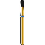 DIATECH Diamanten G830 - Packung 5 Stück blau mittel (M), FG, Figur 233 Birne, 2,7 mm, ISO 016 - 60031974