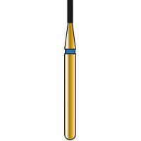 DIATECH Diamanten G835 - Packung 5 Stück blau mittel (M), FG, Figur 108 Zylinder Kante flach, 3 mm, ISO 008 - 60032002