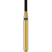 DIATECH Diamanten G835 - Packung 5 Stück blau mittel (M), FG, Figur 109 Zylinder Kante flach, 4 mm, ISO 010 - 60032005