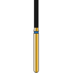 DIATECH Diamanten G837 - Packung 5 Stück blau mittel (M), FG, Figur 111 Zylinder Kante flach, 8 mm, ISO 014 - 60032054