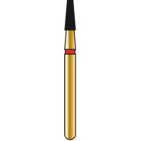 DIATECH Diamanten G845 - Packung 5 Stück rot fein (F), FG, Figur 170 Konus flaches Ende, 4 mm, ISO 016 - 60032102