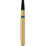 DIATECH Diamanten G845 - Packung 5 Stück blau mittel (M), FG, Figur 170 Konus flaches Ende, 4 mm, ISO 016 - 60032104