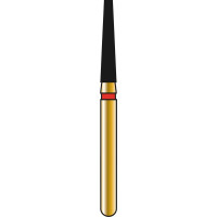 DIATECH Diamanten G847 - Packung 5 Stück rot fein (F), FG, Figur 172 Konus Kante flaches Ende, 8 mm, ISO 016 - 60032134