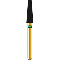 DIATECH Diamanten G847 - Packung 5 Stück grün grob (C), FG, Figur 172 Konus Kante flaches Ende, 8 mm, ISO 025 - 60032144