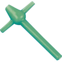 Viasz öntocsatorna (2) (Thiel), világoszöld, 100 darab