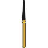 DIATECH Diamanten G856 - Packung 5 Stück gelb extra fein (EF), FG, Figur 198 Konus rund, 9 mm, ISO 016 - 60032302