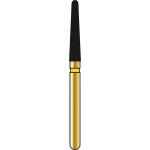 DIATECH Diamanten G856 - Packung 5 Stück gelb extra fein (EF), FG, Figur 198 Konus rund, 9 mm, ISO 018 - 60032314
