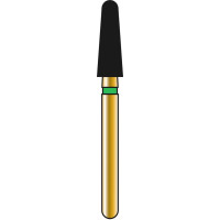 DIATECH Diamanten G856 - Packung 5 Stück grün grob (C), FG, Figur 197 Konus rund, 7 mm, ISO 025 - 60032330