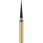 DIATECH Diamanten G858 - Packung 5 Stück blau mittel (M), FGSS, Figur 165 Konus spitz, 8 mm, ISO 012 - 60032382