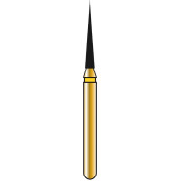 DIATECH Diamanten G858 - Packung 5 Stück gelb extra fein (EF), FG, Figur 165 Konus spitz, 8 mm, ISO 012 - 60032384