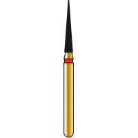 DIATECH Diamanten G858 - Packung 5 Stück rot fein (F), FG, Figur 165 Konus spitz, 8 mm, ISO 014 - 60032392