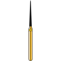 DIATECH Diamanten G859 - Packung 5 Stück gelb extra fein (EF), FG, Figur 166 Konus spitz, 10 mm, ISO 010 - 60032398