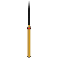 DIATECH Diamanten G859 - Packung 5 Stück rot fein (F), FG, Figur 166 Konus spitz, 10 mm, ISO 010 - 60032401