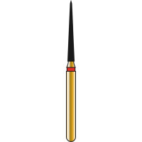 DIATECH Diamanten G859 - Packung 5 Stück rot fein (F), FG, Figur 166 Konus spitz, 10 mm, ISO 012 - 60032406