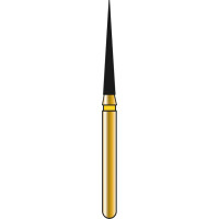DIATECH Diamanten G859 - Packung 5 Stück gelb extra fein (EF), FG, Figur 166 Konus spitz, 10 mm, ISO 014 - 60032410