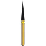 DIATECH Diamanten G859 - Packung 5 Stück gelb extra fein (EF), FG, Figur 166 Konus spitz, 10 mm, ISO 018 - 60032420