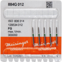 Diamanten 884 Packung 5 Diamanten grün ISO 012, FG