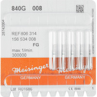 Diamanten 840, gyémántcsiszoló, zöld, ISO 008, FG, 5 darab