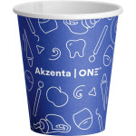 Akzenta ONE Pappbecher - Karton 20 x 50 Stück magic blue, 200 ml - CUPAW26-AKZ-MC-L01