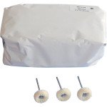 Miniaturbürsten Garn - Packung 100 Stück HP, Baumwollgarn weich, Ø 21 mm - MBH 30 309