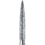 Premium Diamantschleifer 863 - Packung 2 Stück gelb extra fein, FG, Figur 250, 10 mm, ISO 012 - 35820