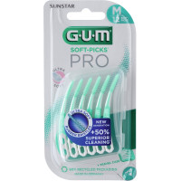 GUM® SOFT-PICKS® PRO - Packung 12 Stück medium im Reise-Etui - 690M12