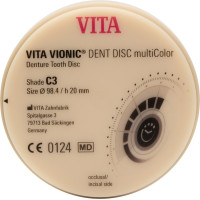VITA VIONIC® DENT DISC multiColor - Stück Ø 98,4 mm, H 20 mm, C3 - ADC39820