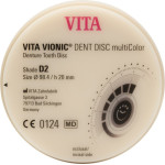 VITA VIONIC® DENT DISC multiColor - Stück Ø 98,4 mm, H 20 mm, D2 - ADD29820