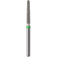 Diamanten 856L - Packung 5 Stück grün grob, FG, Figur 199 langer Konus rund, 9 mm, ISO 014 - G856L.314.014 Diamanten 856L - Packung 5 Stück grün grob, FG, Figur 199 langer Konus rund, 9 mm, ISO 014 - G856L.314.014