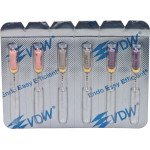 C-Pilot, Gyökércsatorna reszelő (kézzel), Fogantyú - műanyag ISO 6-10 sterilen csomagolva, röntgenopák, Nemesacél, 25 mm, 6x1 darab