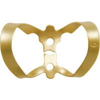 KKD® Kofferdam Klammern triColor Antireflect - Stück gold matt, Nr. 9, für Anterior, für labiale Karies - 2209
