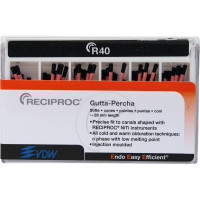 Reciproc (28 mm) (ISO 40), Guttapercha-csúcs, ISO 40 rózsaszín, Guttapercha, 28 mm, 60 darab