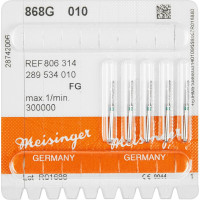 Diamanten 868, gyémántcsiszoló, zöld, ISO 010, FG, 5 darab