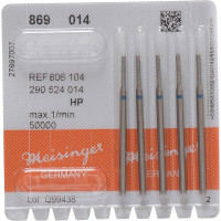 Diamanten 869, gyémántcsiszoló, kék, ISO 014, HP, 5 darab