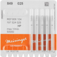 Diamanten 849, gyémántcsiszoló, kék, ISO 025, HP, 5 darab