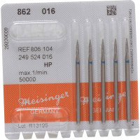 Diamanten 862, gyémántcsiszoló, kék, ISO 016, HP, 5 darab