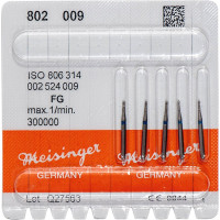 Diamanten 802, gyémántcsiszoló, kék, ISO 009, FG, 5 darab
