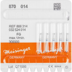 Diamanten 870, gyémántcsiszoló, kék, ISO 014, FG, 5 darab