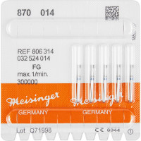 Diamanten 870, gyémántcsiszoló, kék, ISO 014, FG, 5 darab