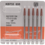 Keramische Schleifer KB733, kerámia-csiszoló, barna, ISO 035, HP, 5 darab