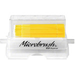 Microbrush® Applikatoren Plus Serie - Kit 50 Applikatoren sárga, fein, 1,5 mm, 1 Dispenser - MPD